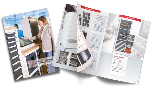 Die neue Broschüre mit Produkten zu Tool Management und Betriebsmittelverwaltung von STB
