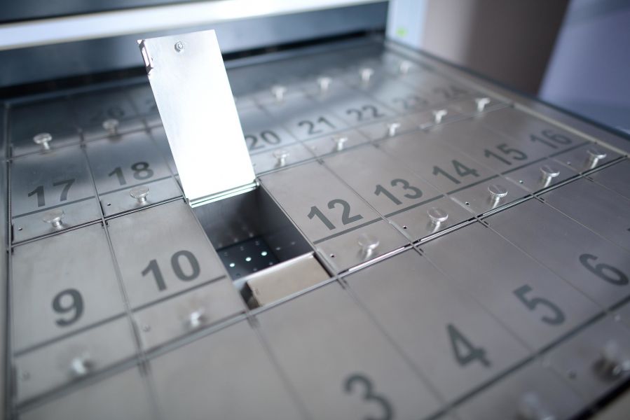 schlüsselverwaltung Schubladenregalsystem klappfächer von STB